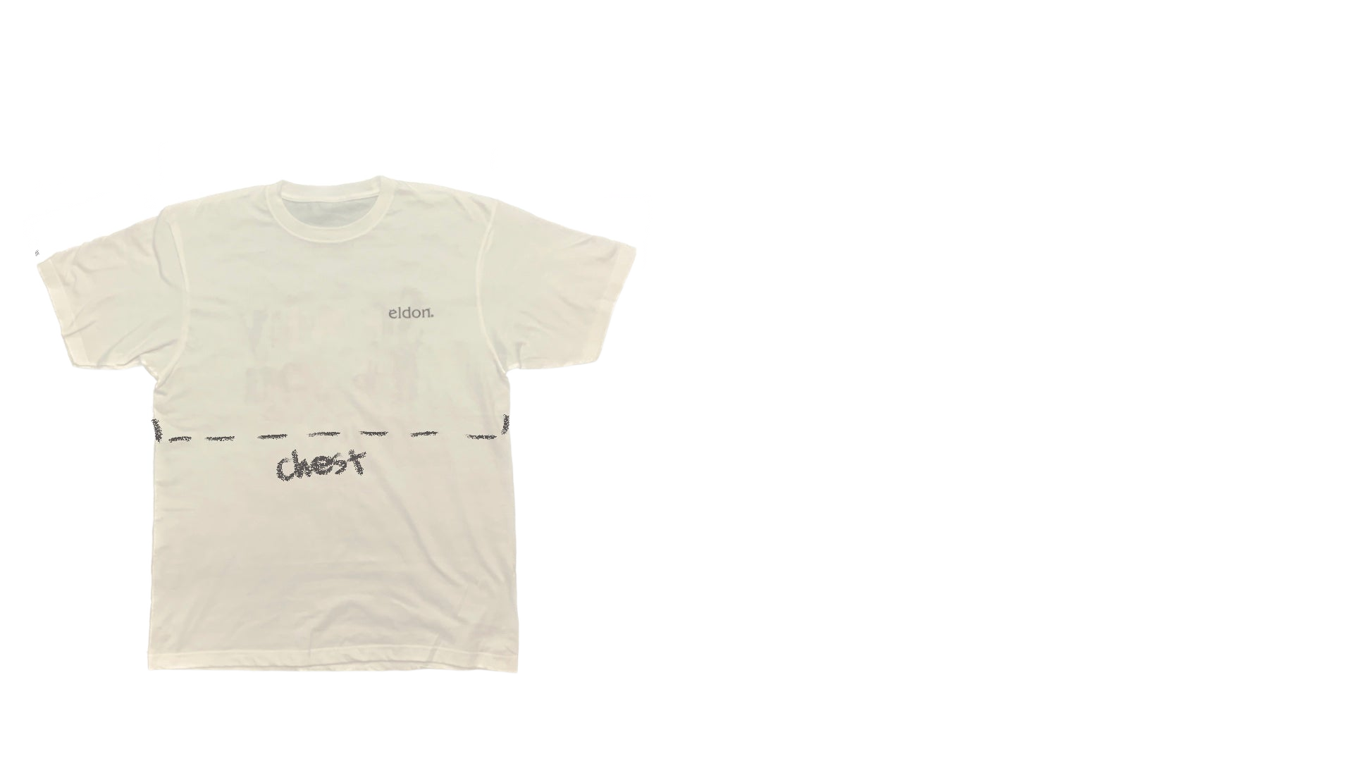 Hate T-shirt size info - M/L/XL measurements in cm